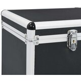 vidaXL Kutije za pohranu 2 kom crne aluminijske | shoptok.hr