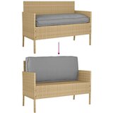 vidaXL Vanjski jastučić Sivi Poliester 120 x 12 x 50 cm Vanjski jastučić | shoptok.hr