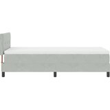 vidaXL spring krevet Svjetlosiva 80 x 200 cm Baršun | shoptok.hr