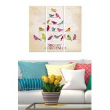 Wallity MDF1272063 Multicolor Decorative MDF Painting (3 Pieces) | Eponuda.ba