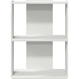 vidaXL Knjižna omara 3-nadstropna bela 60x30x80 cm inž. les | Shoptok.si