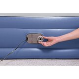  Dupli madrac na napuhavanje 203 x 152 x 46 cm Bestway 67630 - sivo/plavi | Shoptok.si