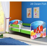  Dječji krevet ACMA s motivom, bočna zelena 140x70 cm 28 Clown Fish | shoptok.hr