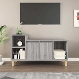  TV ormarić boja hrasta sonome 100x35x55 cm konstruirano drvo Siva Cijene