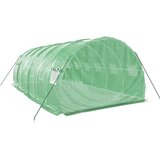  Staklenik s čeličnim okvirom zeleni 18 m² 6 x 3 x 2 m | shoptok.hr