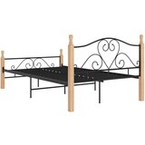  Za krevet crni metalni 120 x 200 cm | shoptok.hr