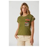 Aeronautica Militare Majice s kratkimi rokavi TS2060DJ51007255 Zelena | Shoptok.si