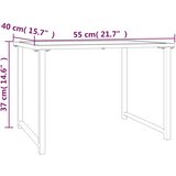  Vrtni stol antracit 55 x 40 x 37 cm čelični | Eponuda.ba