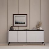 Hanah home konzolni sto Helen 1600-60, 180x80x37.3 cm, Beli | ePonuda.com