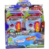 Pištolj za igru + 2 metalna diska za lansiranje - crveni | shoptok.hr