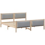  Krevetna konstrukcija Svijetlo siva 180 x 200 cm tkanina | shoptok.hr