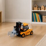  Construction Vehicle Forklift With Adjustable Gripper Lights Sounds Yellow 1:43 | Shoptok.si