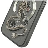 NIMMY DRAGON ovitek, združljiv z MagSafe, za iPhone 16 Pro Max siv | Shoptok.si