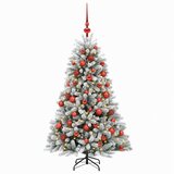  Umjetno božićno drvce s kuglicama 120 cm 150 LED lampica | shoptok.hr