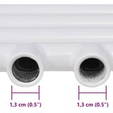  Kupaonski radijator za centralno grijanje ravni 500 x 764 mm | shoptok.hr