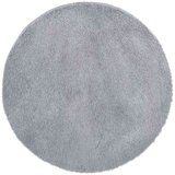 Maison Chic Visoka košata Preproga, Rug srebrno siva 120x120cm poliester, (22120524) | Shoptok.si