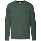 Fruit Of The Loom Green Men's Sweatshirt Lightweight Set-in-Sweat Sweat | shoptok.hr