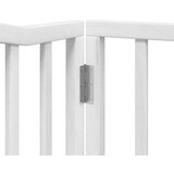 vidaXL Vrata za pse s vratašcima 8 panela sklopiva 640 cm drvo topole | shoptok.hr