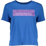 Guess Jeans WOMEN&#39;S SHORT SLEEVE T-SHIRT BLUE | Shoptok.si