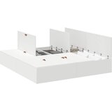 Krevet s ladicama Bijelo 200 x 200 cm Konstruirano drvo | Eponuda.ba