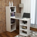 Hanah home Set radni stol i polica , bijeli | shoptok.hr