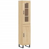  Visoka komoda hrasta sonome 34,5x34x180cm od konstruiranog drva | shoptok.hr