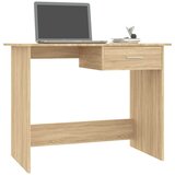  Radni stol boja hrasta sonome 100x50x76 cm konstruirano drvo Smeđa | shoptok.hr
