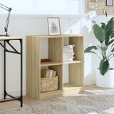  Regal za knjige boja hrasta 68,5 x 32 x 75 cm konstruirano drvo | shoptok.hr
