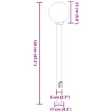 Stupić s utičnicom 3 kom 120 cm od nehrđajućeg čelika IP44 | shoptok.hr