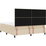 Box Postelja s škatlo z vzmetnico & LED kremna 180x200 cm tkanina, (22067171) | Shoptok.si