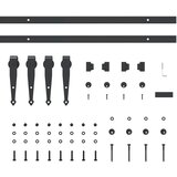 vidaXL Komplet kliznih vrata ormarića 122 cm ugljični čelik | shoptok.hr