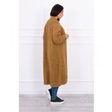 Kesi Long cardigan camel sweater Cijene