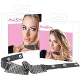 Bad Kitty - traka oko vrata sa kamenčićima (crna) | shoptok.hr