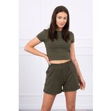 Kesi Cotton set with khaki shorts Cijene