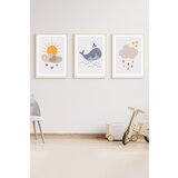 Wallity uramljena slika Huhu152, 30x40 cm , 3 dela | ePonuda.com