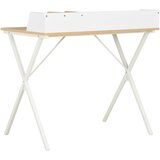  Radni stol bijela i prirodna boja 80 x 50 x 84 cm | shoptok.hr
