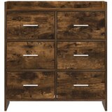  Kreveta Dimljeni hrast 75 x 33 x 80 cm Konstruirano drvo | shoptok.hr
