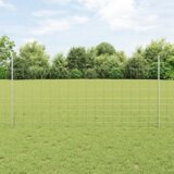 vidaXL Stupovi ograde 22 kom U-kanal 120 cm Pocinčana čelika | shoptok.hr