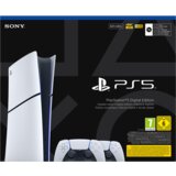 Playstation Igralna konzola 5 DIGITAL E CHASSIS 825 GB + 2x brezžična kontrolerja DualSense | Shoptok.si
