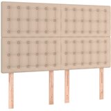  s oprugama i madrac cappuccino 140x200cm od umjetne kože | shoptok.hr
