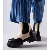 Gemre Black-beige slip-on ankle boots Albany | shoptok.hr