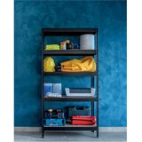 Praktik Regal za teški teret 180 x 100 x 50 cm 5 polica nosivost 1500 kg crna | shoptok.hr