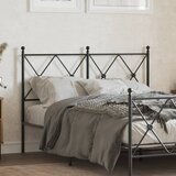 Maison Chic kovinsko posteljno vzglavje - vzglavna omarica - nočna omarica črno 120 cm, (21705101) | Shoptok.si