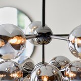  Endon 101147 - Visilica na sajli OSCAR 11xG9/18W/230V crna/zadimljena | Eponuda.com
