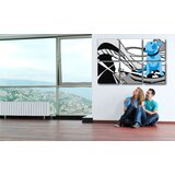 Ručno slikane slike na platnu na platnu POP Art Dog and DJ´S 6-dijelna () Cijene