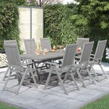  9-dijelni vrtni blagovaonski set od masivnog bagremovog drva | shoptok.hr