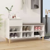 Ormarić za cipele bijeli 102 x 36 x 60 cm od konstruiranog drva | shoptok.hr