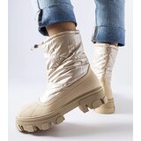 Gemre Beige snow boots with a drawstring Cendrillon | Eponuda.ba