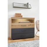 Hom`in KOMODA, siva, barve hrasta | Shoptok.si