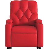vidaXL Naslonjač na podizanje od umjetne kože crveni | shoptok.hr